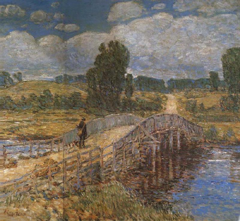 Bridge at Old Lyme, Childe Hassam